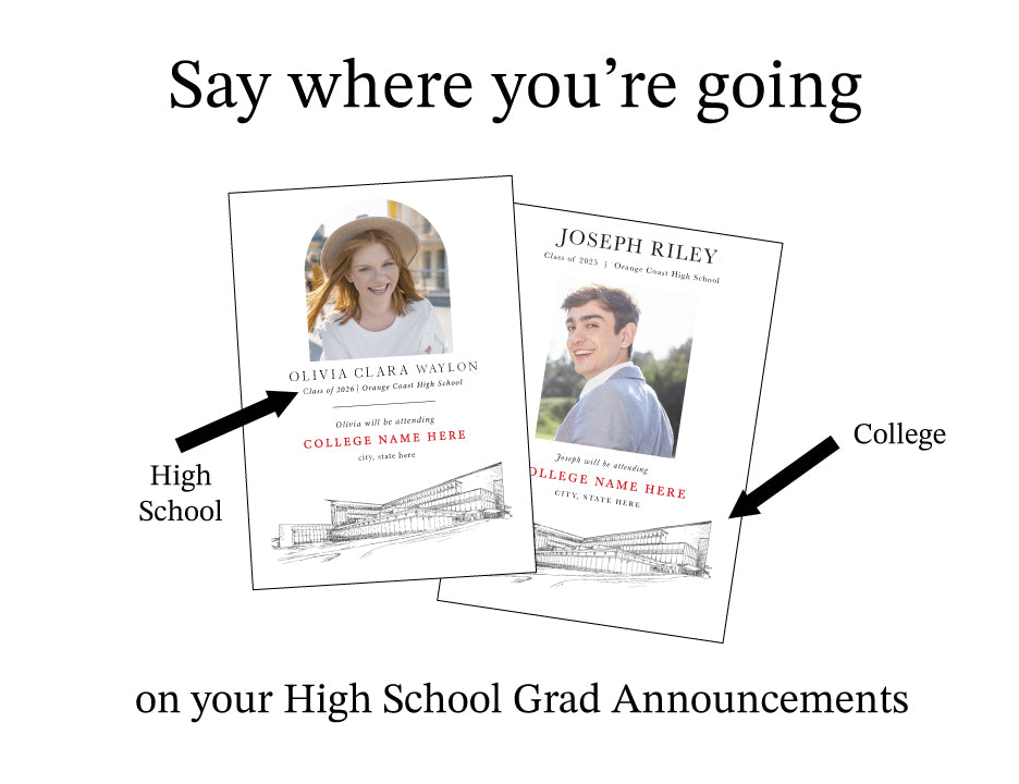 High School Grad Announcements, Going to University of Alabama