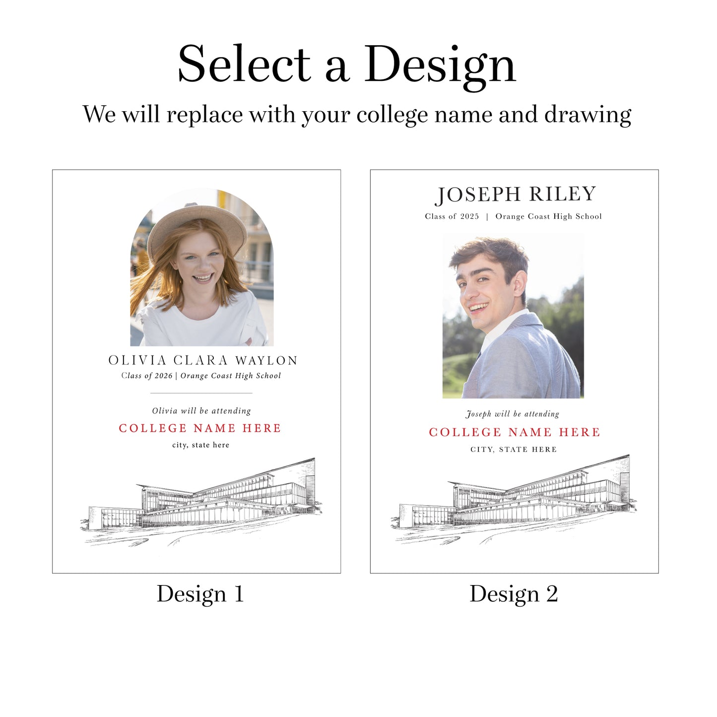 High School Grad Announcements, Going to University of Alabama