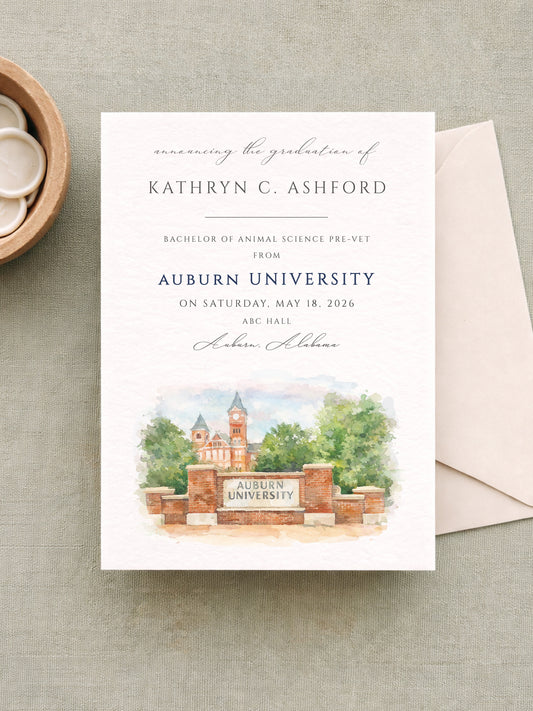 Auburn University Graduation Announcements | Auburn Grad Cards (25)