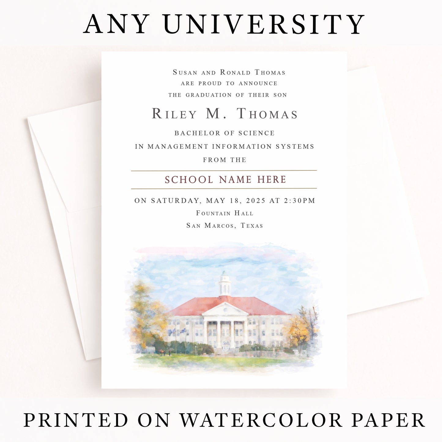 University of Tennessee Graduation Announcements | UTK Grad Cards -Set of 25