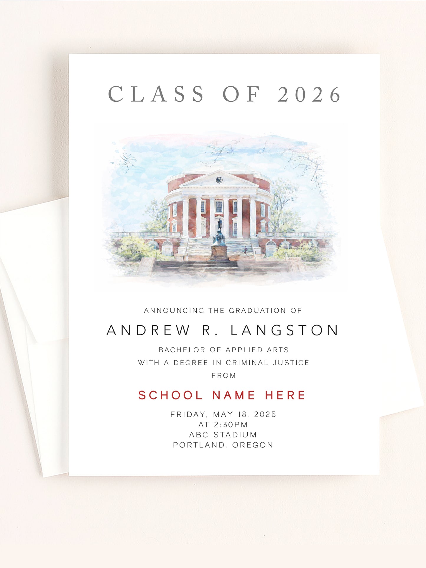 University of Tennessee Graduation Announcements | UTK Grad Cards -Set of 25