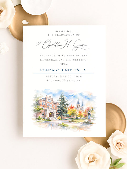 Gonzaga University Graduation Cards