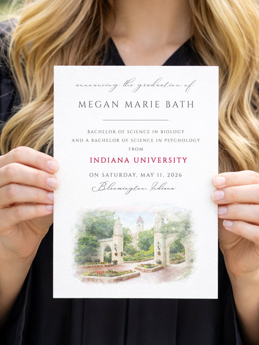Indiana University Graduation Announcements | IU Grad Cards (25)