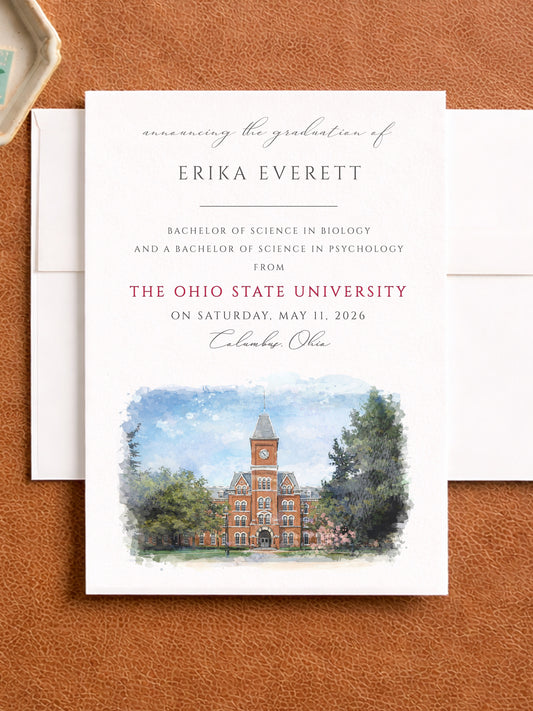 Ohio State University Graduation Announcements | OSU Grad Cards (25)