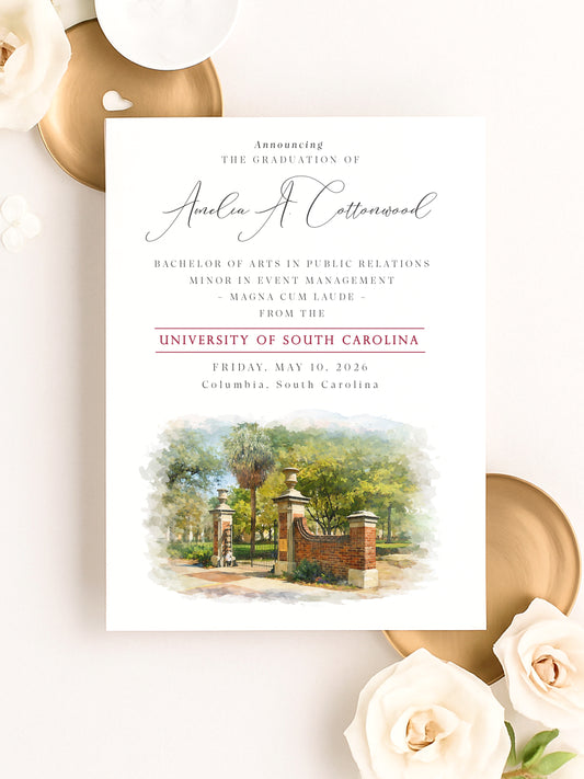 University of South Carolina Graduation Announcements