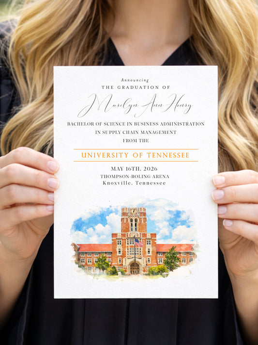 University of Tennessee Graduation Announcements | UTK Grad Cards -Set of 25